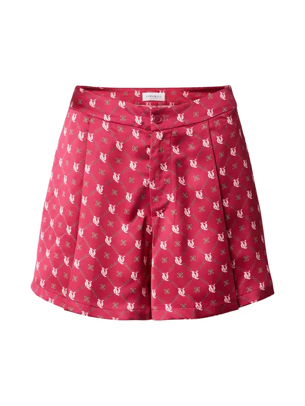 VERSTIQUE VERSTIQUE Hlače  magenta / bela