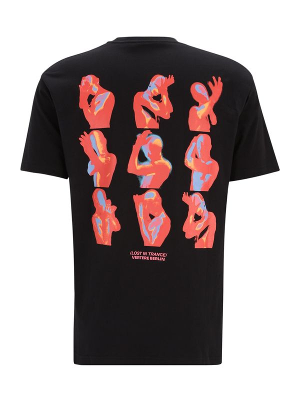 Vertere Berlin Vertere Berlin Majica 'LOST IN TRANCE'  oranžna / roza / črna / bela