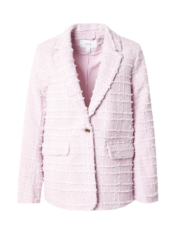 VILA VILA Blazer  pastelno lila / bela