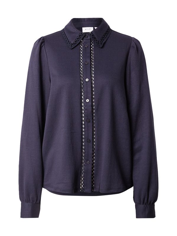 VILA VILA Bluza 'VICARMENA'  črna