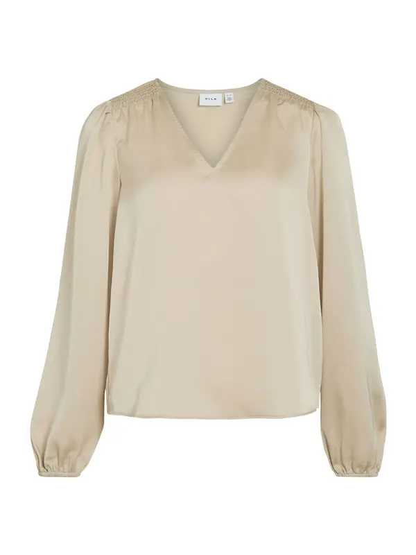 VILA VILA Bluza 'VIEllette'  greige