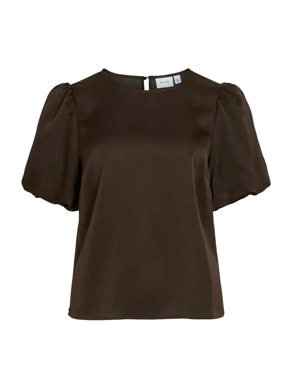 VILA VILA Bluza 'VIEllette'  temno rjava