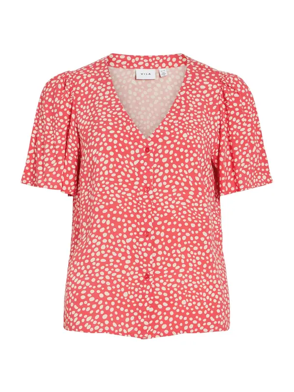 VILA VILA Bluza 'VIGrace'  melona / bela