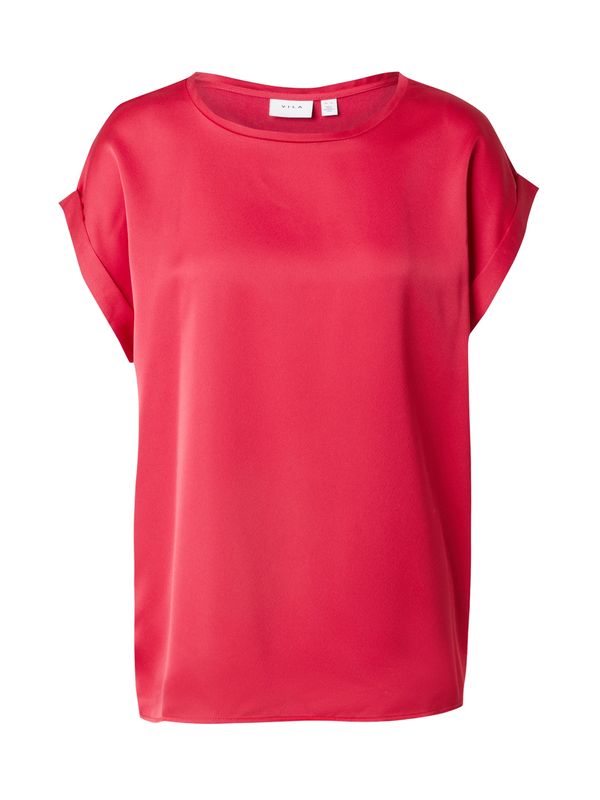VILA VILA Majica 'VIELLETTE'  rdeča