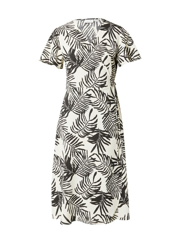 VILA VILA Obleka 'LOVIE'  svetlo bež / črna