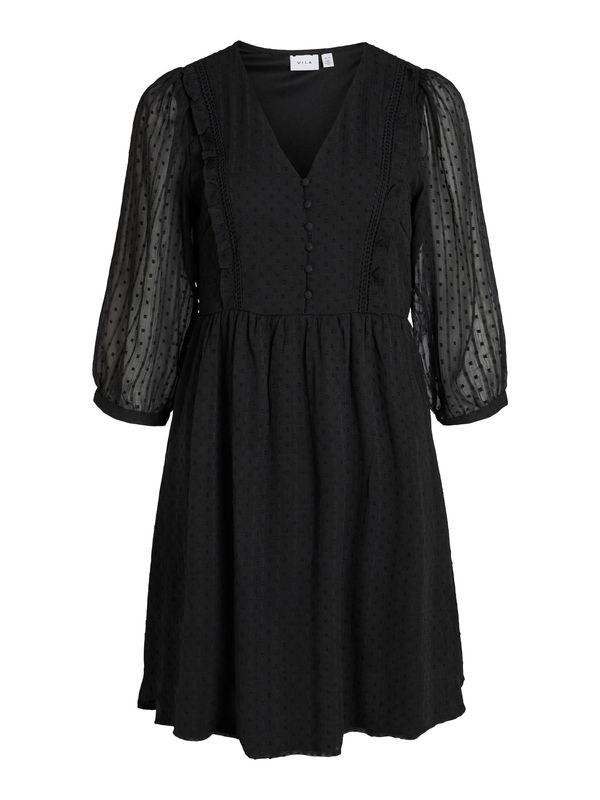 VILA VILA Obleka 'MINIA'  črna