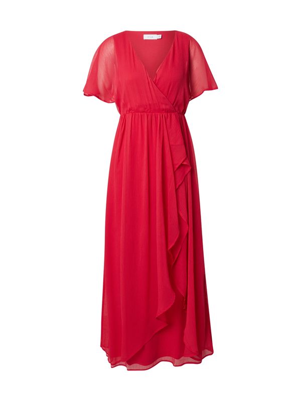 VILA VILA Obleka 'VIRILLA'  rdeča