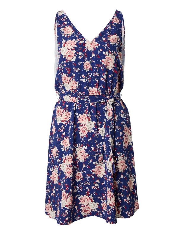 VILA VILA Poletna obleka 'KRISTINA LAIA'  lila / roza / bela