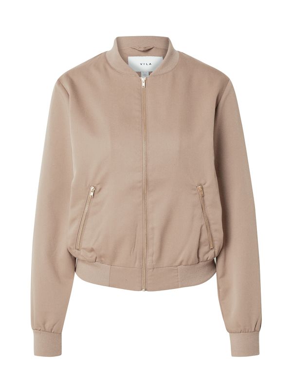 VILA VILA Prehodna jakna 'VIBUBBLE'  svetlo rjava