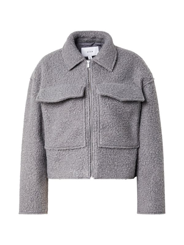 VILA VILA Prehodna jakna 'VIDAPHNE'  siva