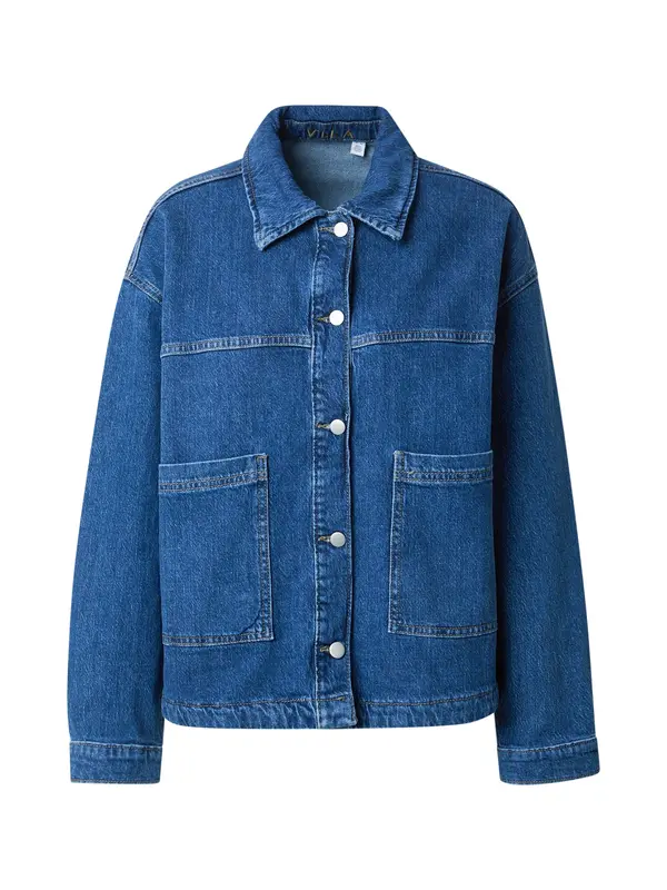 VILA VILA Prehodna jakna 'VIJaf'  moder denim