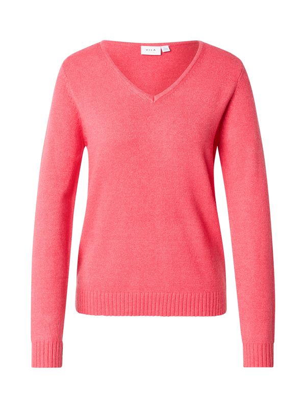 VILA VILA Pulover 'Viril'  rdeča / melona