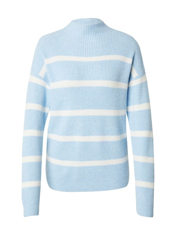VILA VILA Pulover 'VIRIL'  svetlo modra / bela