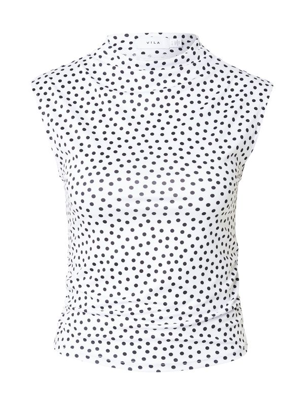 VILA VILA Top 'VINALA'  črna / bela
