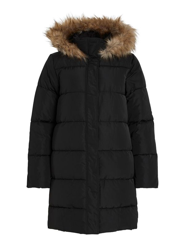 VILA VILA Zimska jakna 'Leola'  svetlo rjava / črna