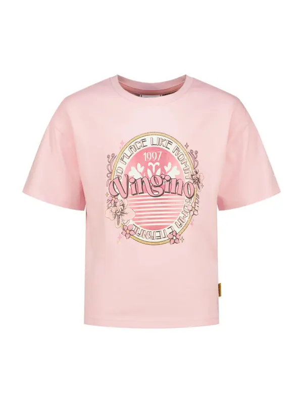 VINGINO VINGINO Majica 'Henrieka'  zlata / rosé / črna / bela