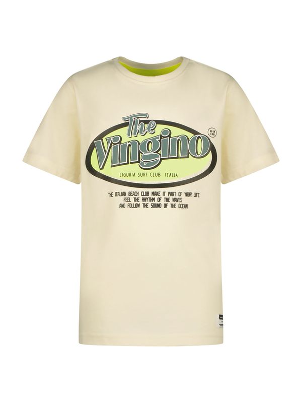 VINGINO VINGINO Majica  limona / zelena / črna / volneno bela