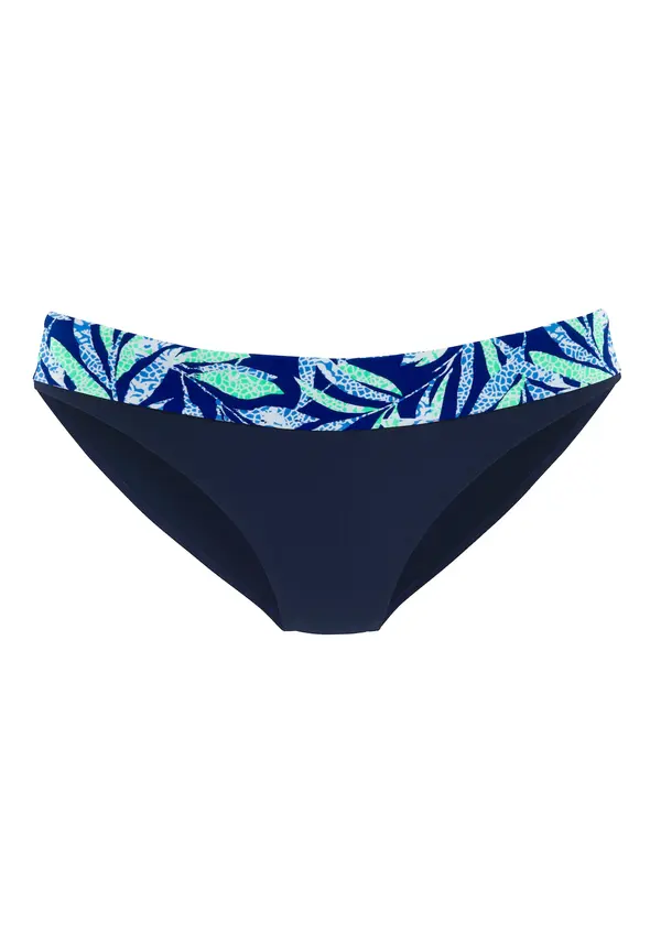 VIVANCE VIVANCE Bikini hlačke  turkizna / temno modra / bela