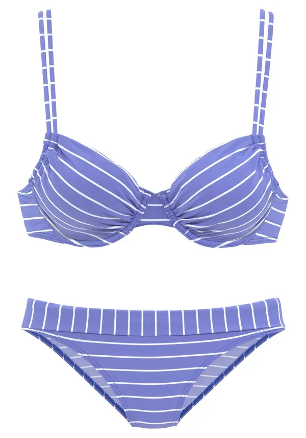 VIVANCE VIVANCE Bikini  kraljevo modra / bela