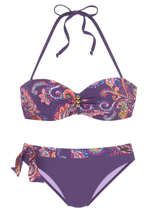 VIVANCE VIVANCE Bikini  temno liila / mešane barve