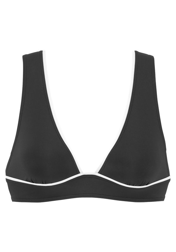 VIVANCE VIVANCE Bikini zgornji del  črna / bela