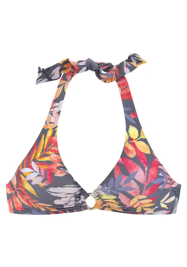 VIVANCE VIVANCE Bikini zgornji del  mornarska / rumena / rdeča