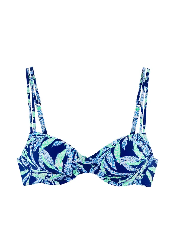 VIVANCE VIVANCE Bikini zgornji del  svetlo modra / temno modra