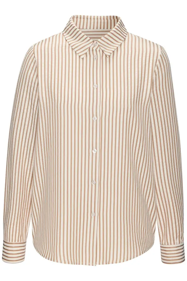 VIVANCE VIVANCE Bluza  brokat / volneno bela