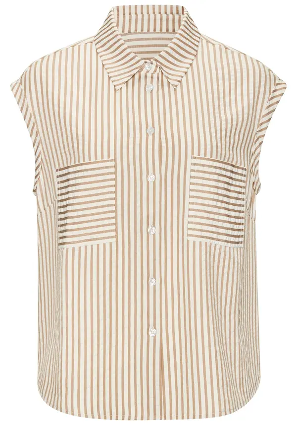 VIVANCE VIVANCE Bluza  kremna / karamel