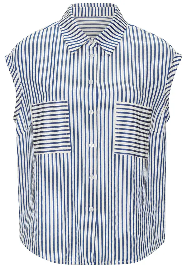 VIVANCE VIVANCE Bluza  kremna / mornarska
