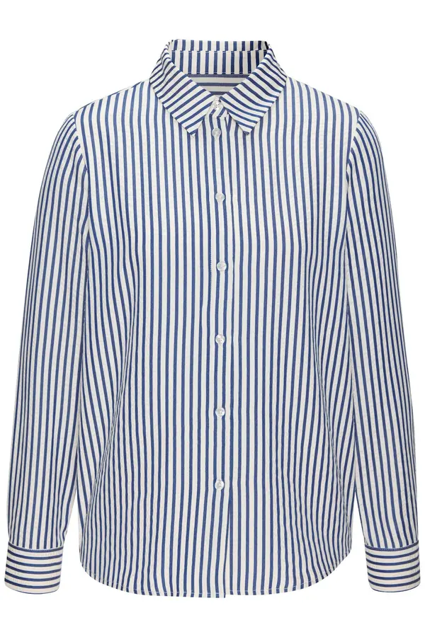 VIVANCE VIVANCE Bluza  modra / bela