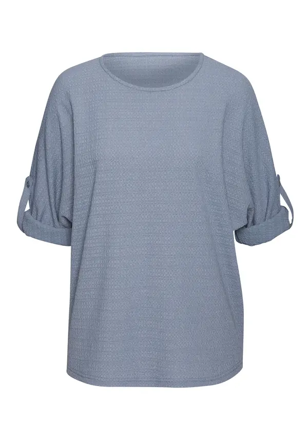 VIVANCE VIVANCE Bluza  modra / golobje modra