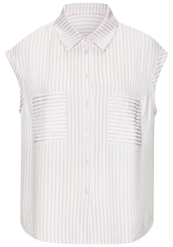 VIVANCE VIVANCE Bluza  roza / naravno bela