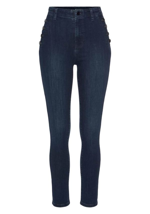 VIVANCE VIVANCE Jeans pajkice 'VIVANCE'  temno modra