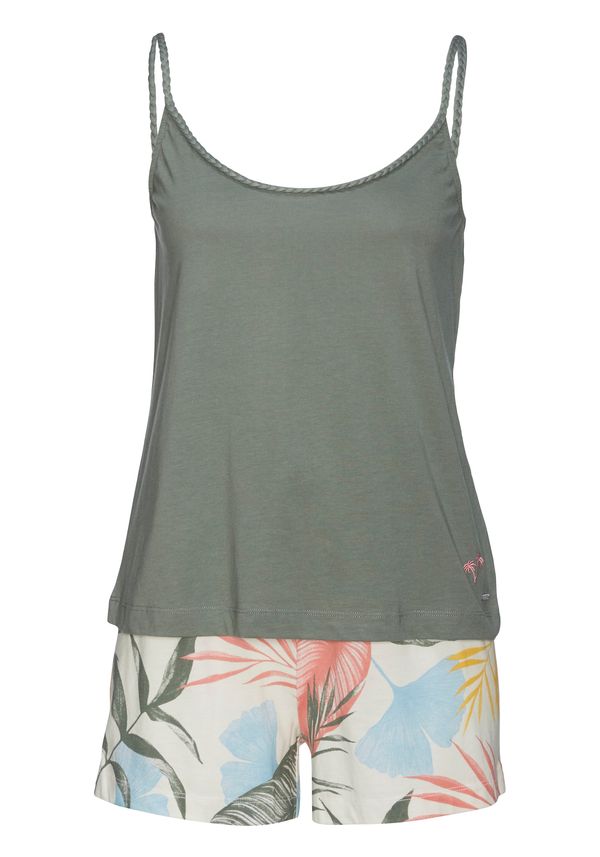 VIVANCE VIVANCE Kratke hlače za spanje  svetlo modra / rumena / oliva / melona / bela