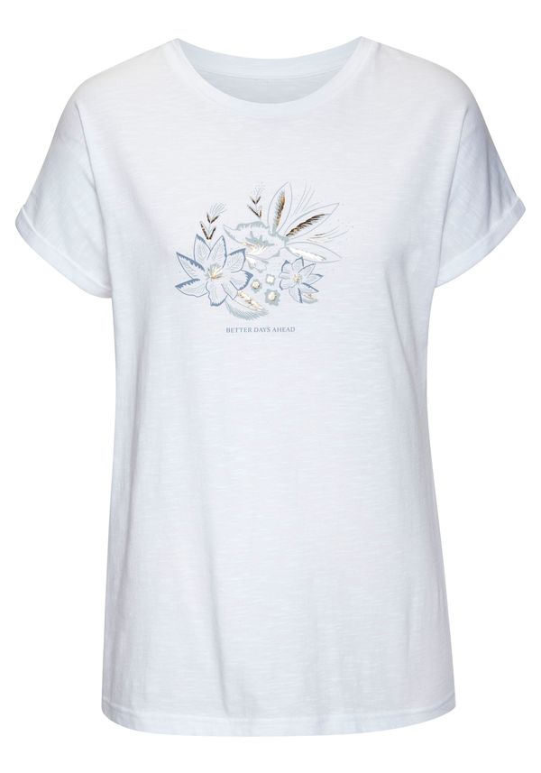 VIVANCE VIVANCE Majica  modra / svetlo modra / zlata / pegasto bela