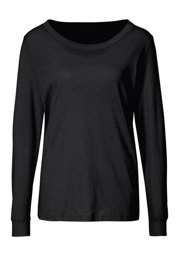 VIVANCE VIVANCE Majica za spanje  črna