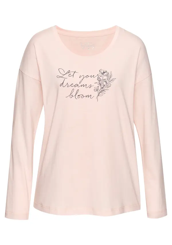 VIVANCE VIVANCE Majica za spanje  marine / rosé