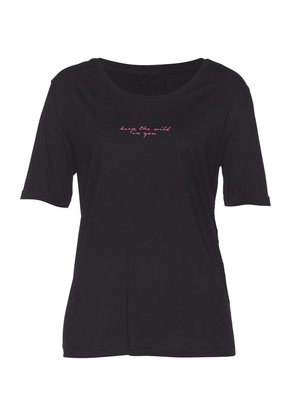 VIVANCE VIVANCE Pižama  roza / črna