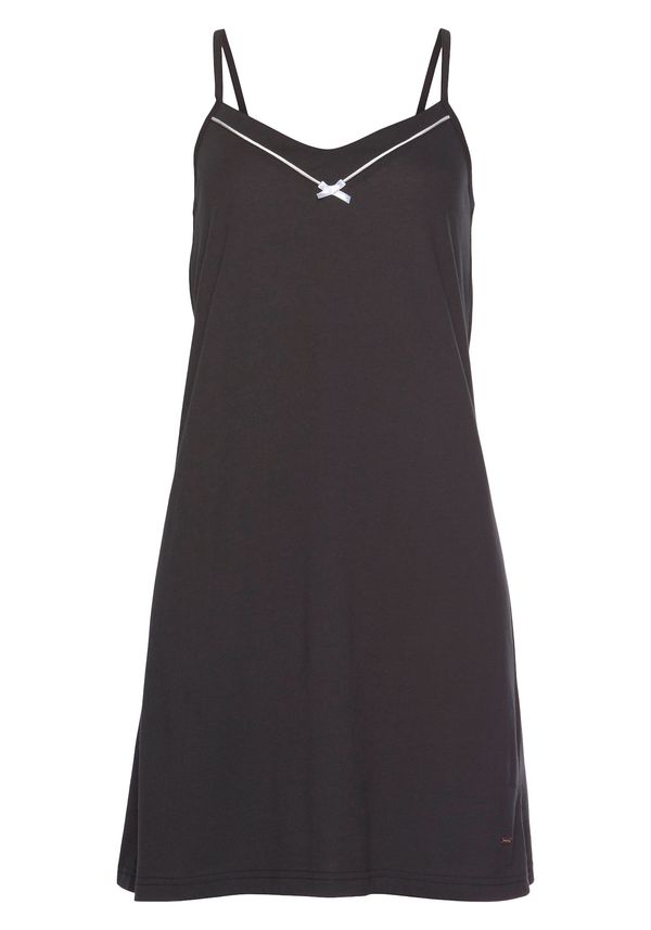 VIVANCE VIVANCE Spalna srajca 'Dreams'  črna / bela