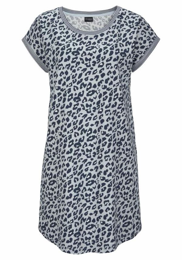 VIVANCE VIVANCE Spalna srajca  siva / bazaltno siva