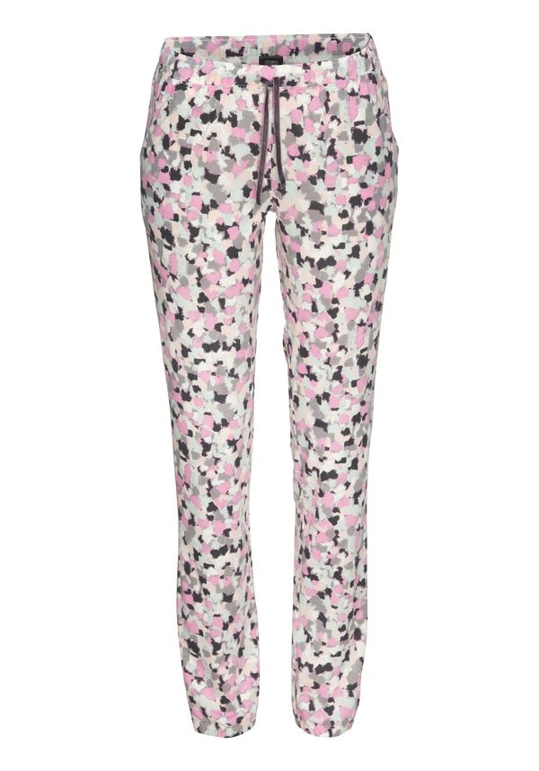 VIVANCE VIVANCE Spodnji del pižame 'Dreams'  siva / roza / črna / bela