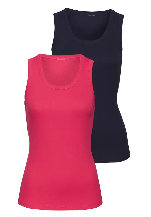 VIVANCE VIVANCE Top  kobalt modra / roza