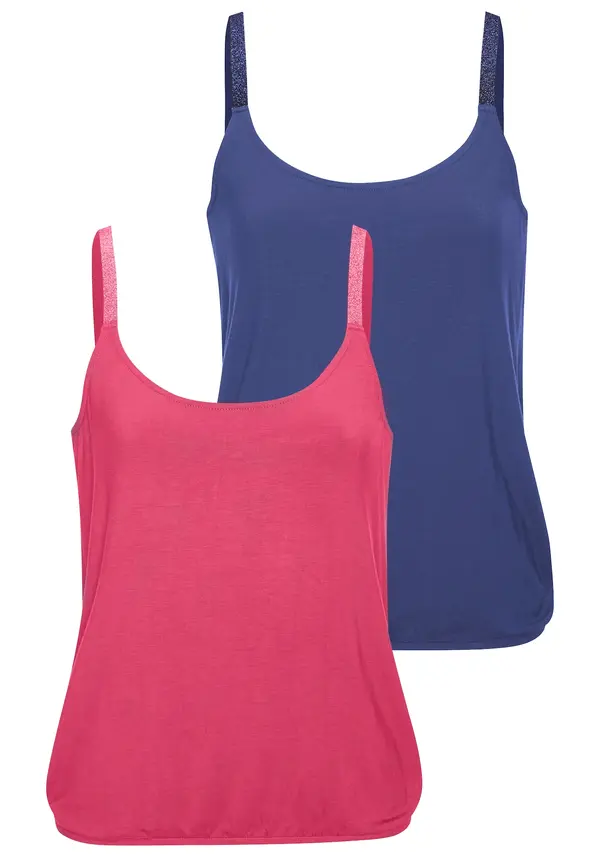 VIVANCE VIVANCE Top  mornarska / svetlo roza