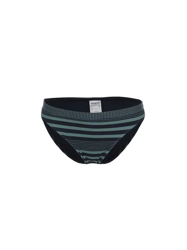 VIVID VIVID Bikini hlačke 'Mix&Match'  nočno modra / temno zelena