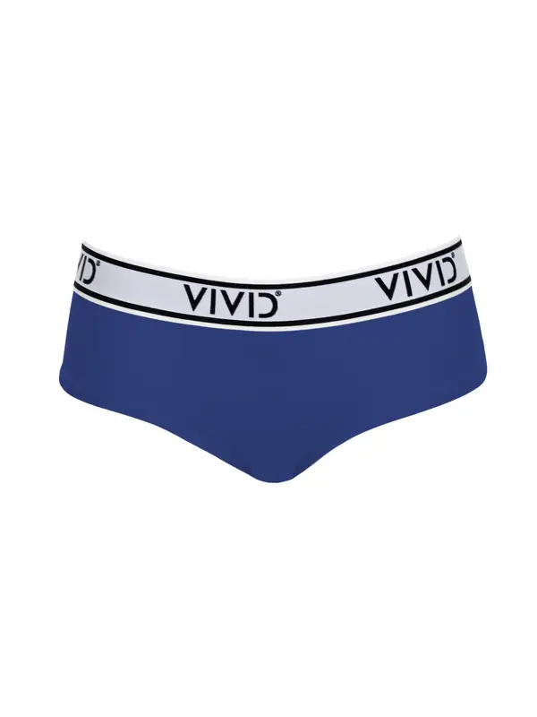 VIVID VIVID Bikini hlačke  modra / bela