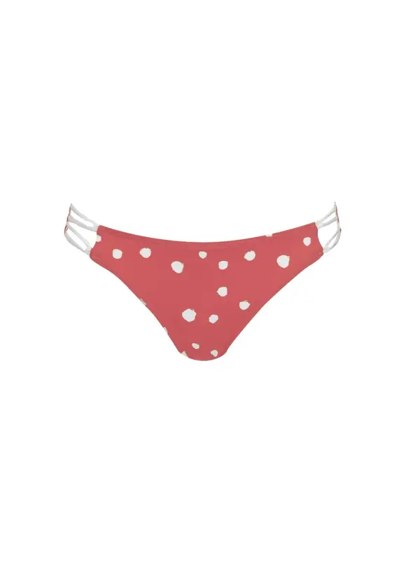 VIVID VIVID Bikini hlačke  rdeča / off-bela
