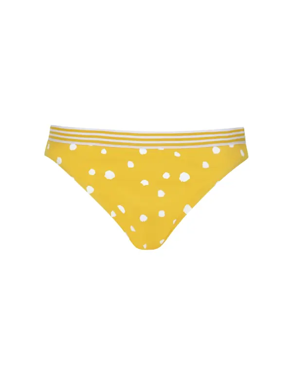 VIVID VIVID Bikini hlačke  rumena / naravno bela