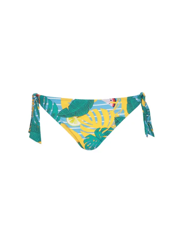 VIVID VIVID Bikini hlačke  svetlo modra / rumena / žad / bela