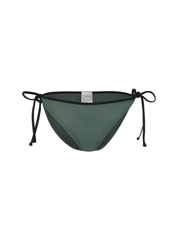 VIVID VIVID Bikini hlačke  temno zelena / črna